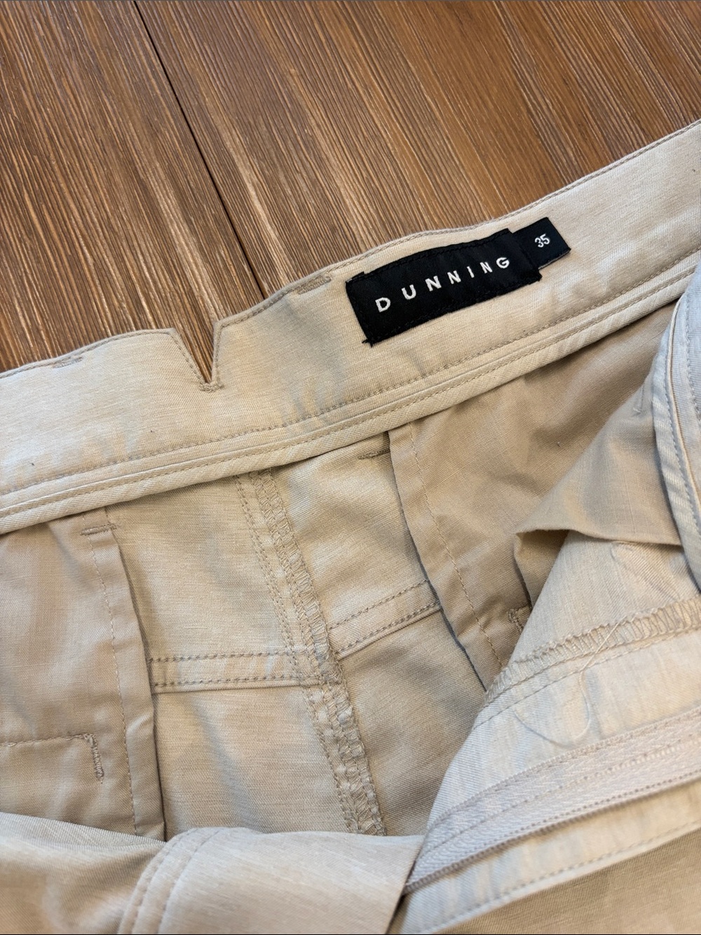Men's Athletic Shorts in Light Khaki - Picture 2 of 3